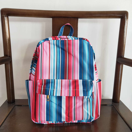 Kids Children Western Serape Stripe Back Bags