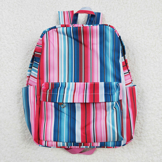 Kids Children Western Serape Stripe Back Bags