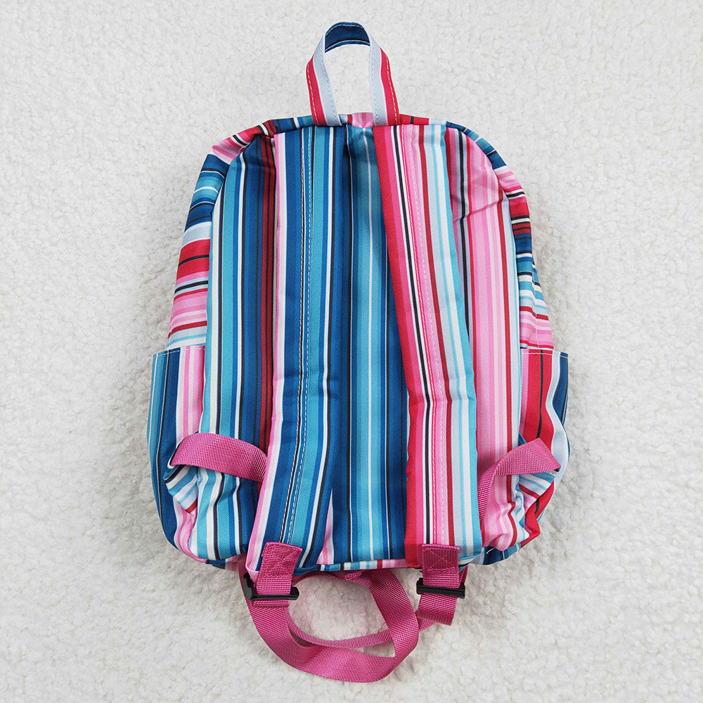 Kids Children Western Serape Stripe Back Bags