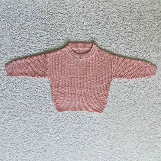 Baby Girls Fall Pink Color Sweaters