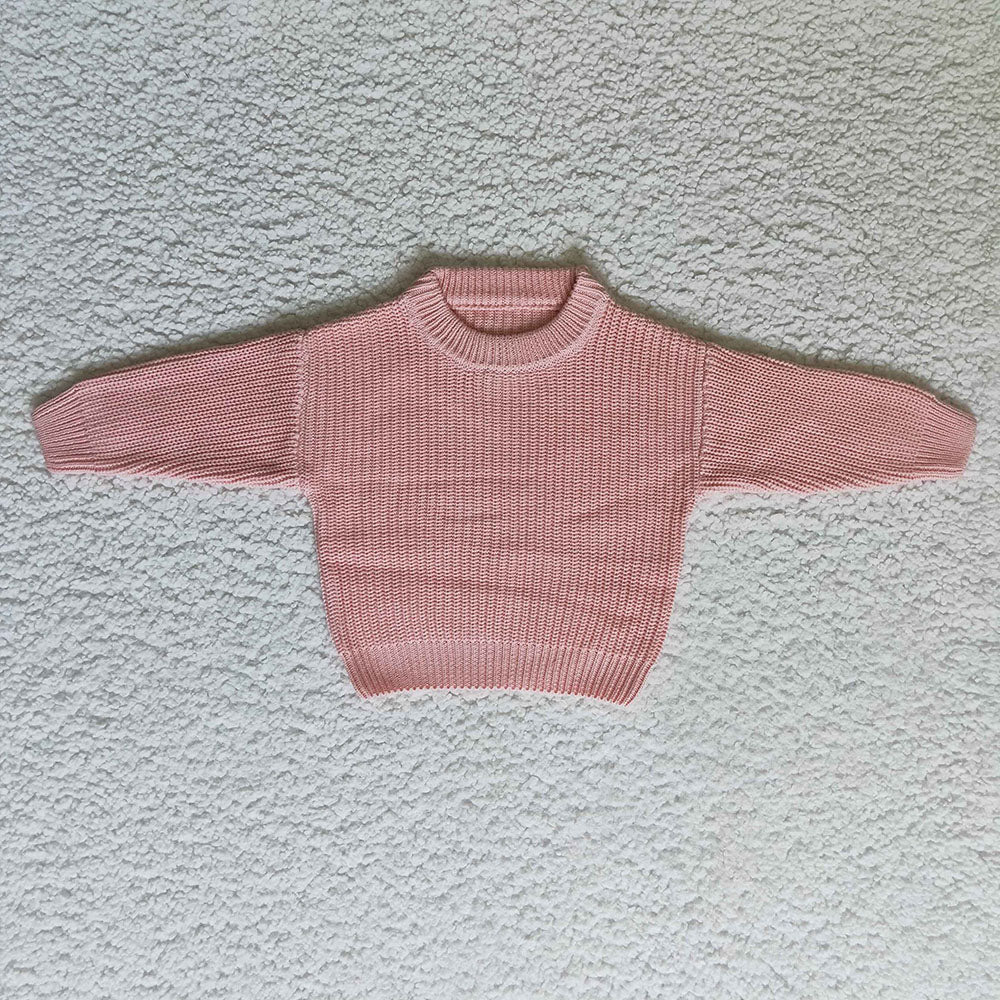 Baby Girls Fall Pink Color Sweaters