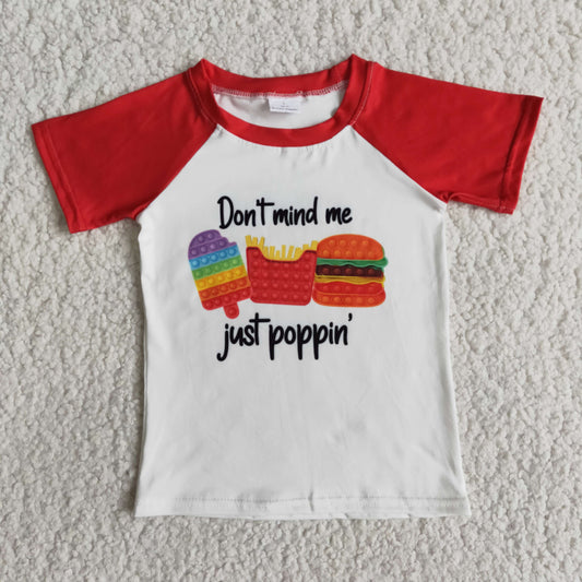 Baby Boys Pop Short Sleeve Raglan Top