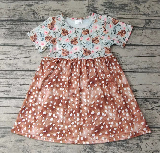 Baby girls summer deer dresses