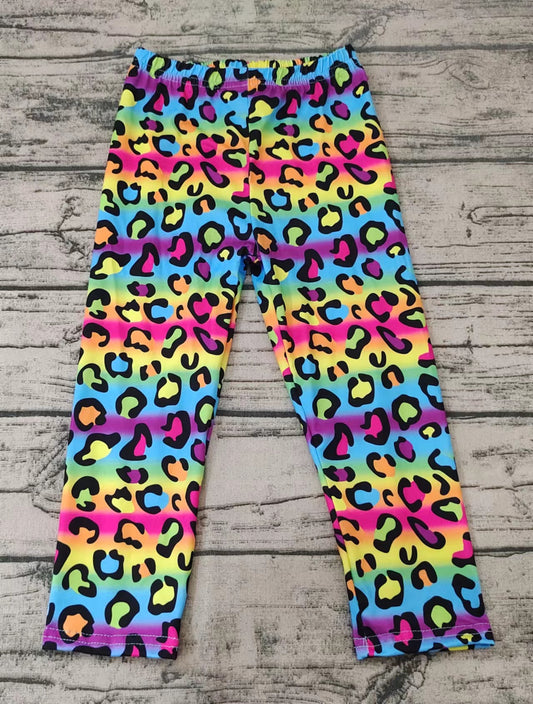Baby Girls colorful leopard colorful legging pants