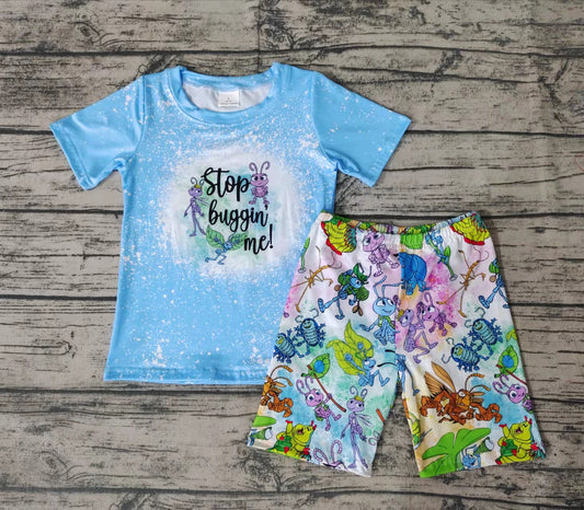 Baby cartoon boy ant shorts sets