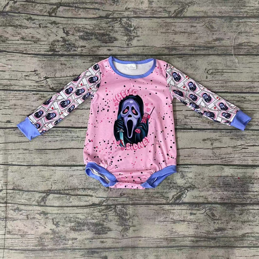 Baby girls Halloween hello pink rompers