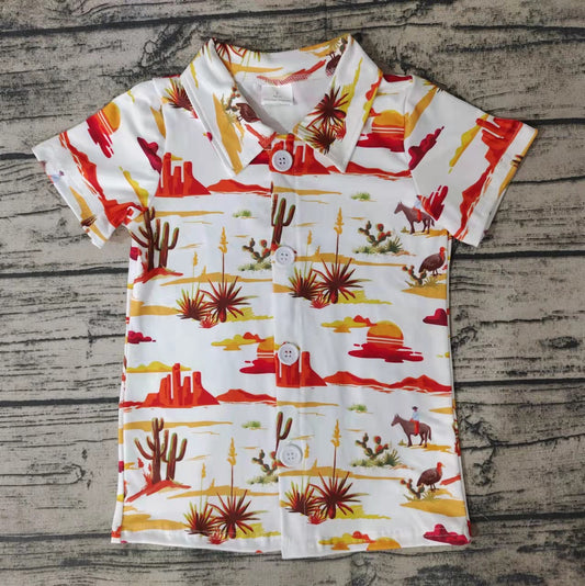 Baby Boys western button up shirts 6