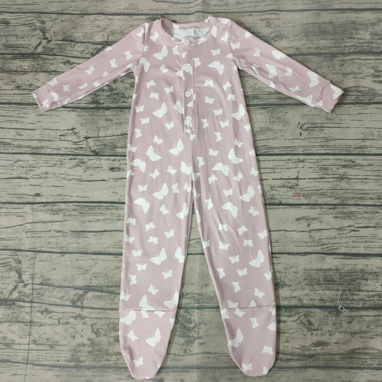 Baby kids long sleeve fall butterfly western rompers