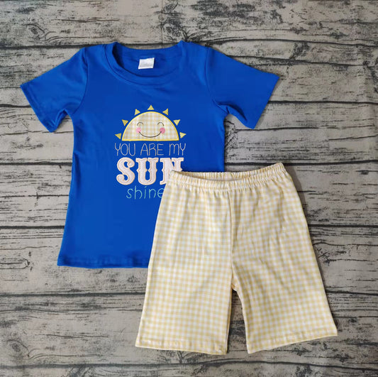 You are my sunshine baby boys summer sets