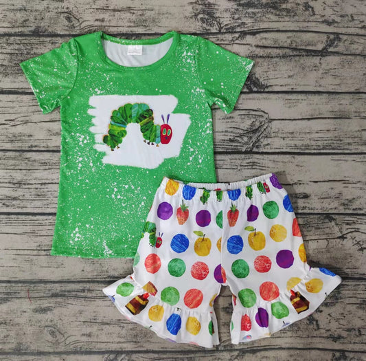 Baby girls worm summer shorts sets