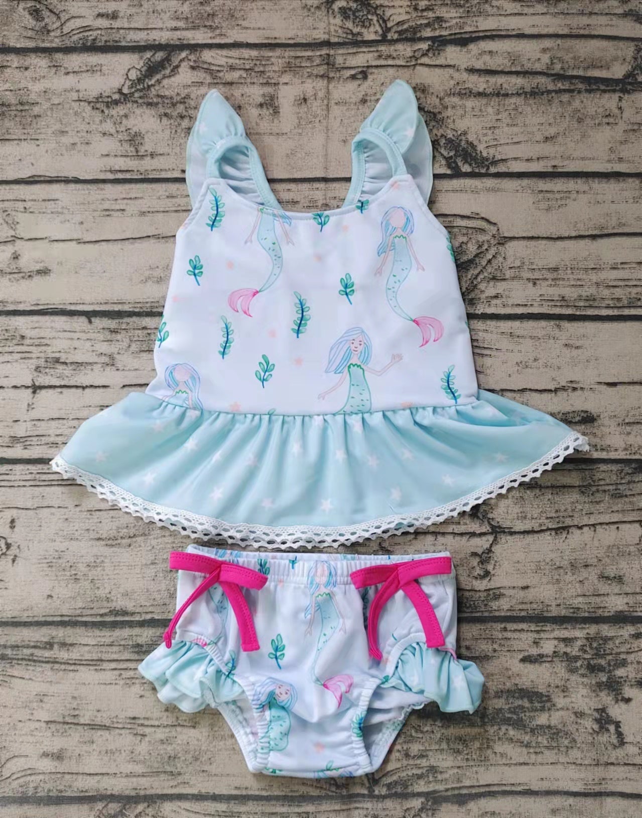 Baby Girls sea horse summer swimsuits