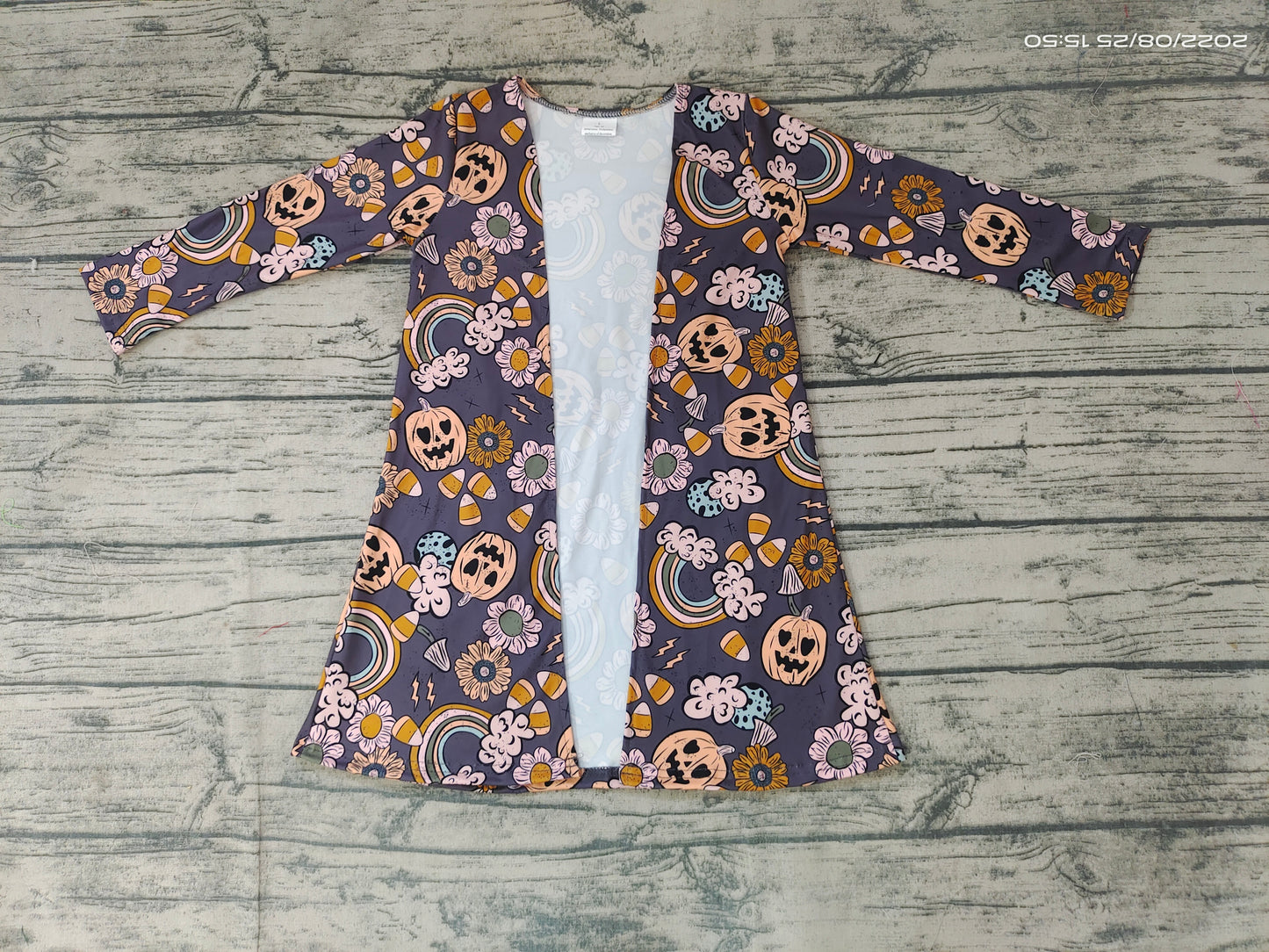 Baby girls Halloween pumpkin rainbow jackets cardigans