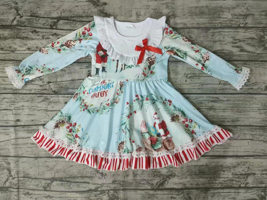 Baby girls Christmas long sleeve house dresses