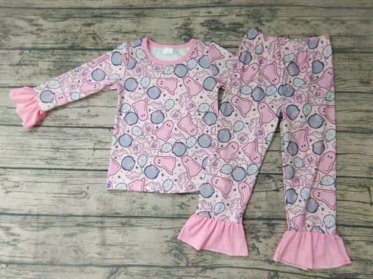 Baby girls Halloween ghost pajamas sleepwear clothes sets