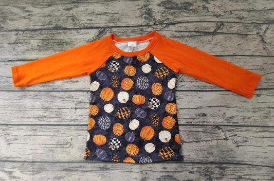 Baby Boys fall pumpkin orange shirts