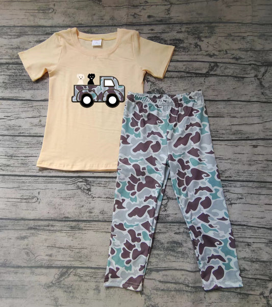 Baby boys camo tractor pants clothes