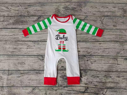Baby boys Christmas cartoon stripe rompers