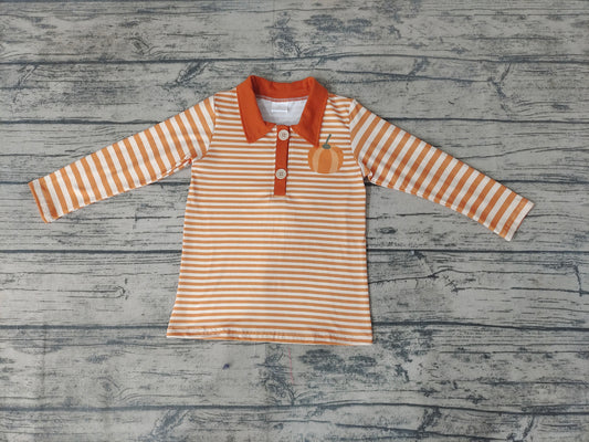 Baby kids Long sleeve pumpkin pullover shirts tops