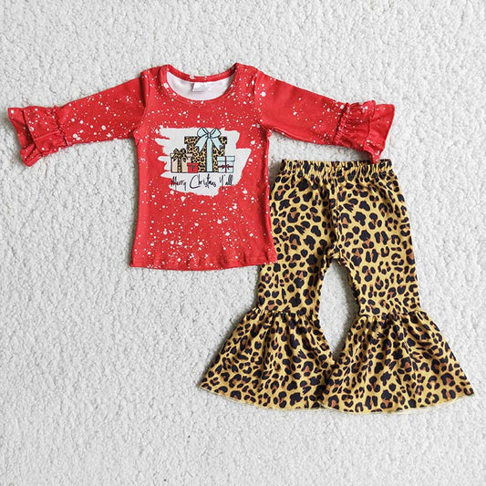 Christmas present leopard set