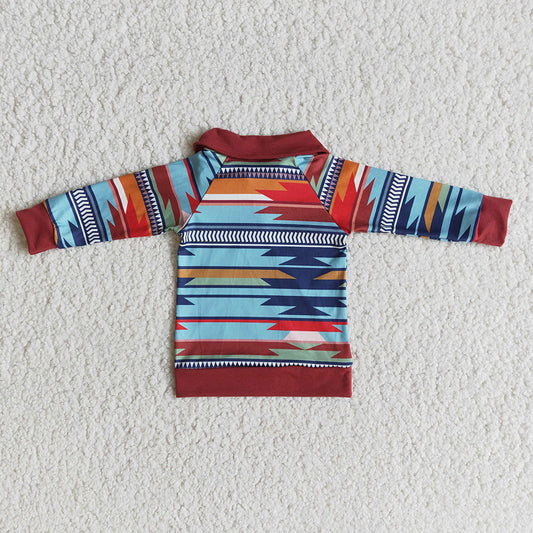 Aztec western pullover