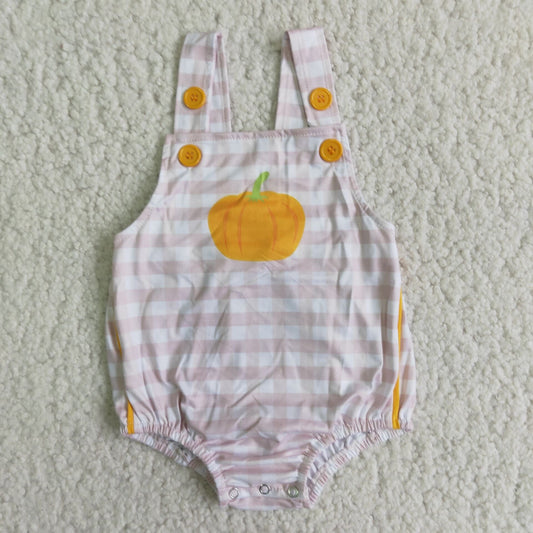 Boys pumpkin rompers