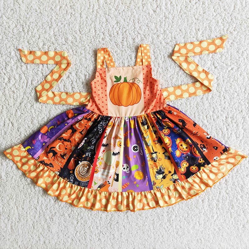 Pumpkin twirl dresses