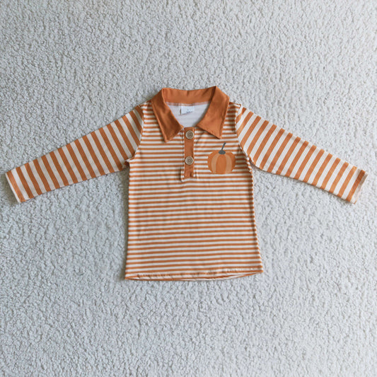 Baby kids Long sleeve pumpkin pullover shirts tops