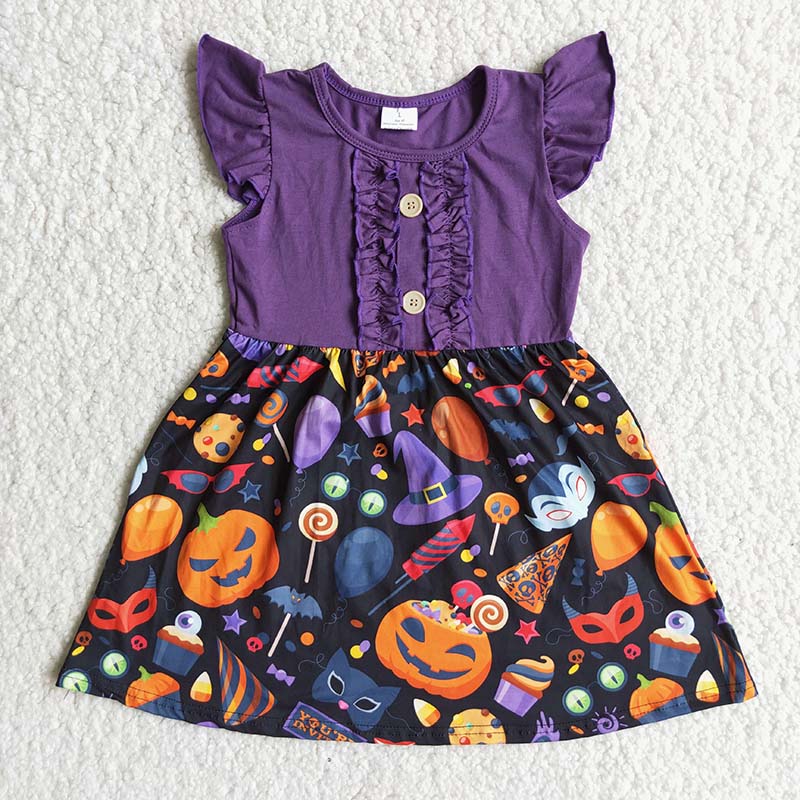 Purple pumpkin dress