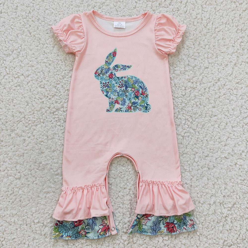 Baby Girls Easter Rabbits rompers