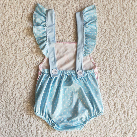 Baby girls Easter rabbit bunny rompers