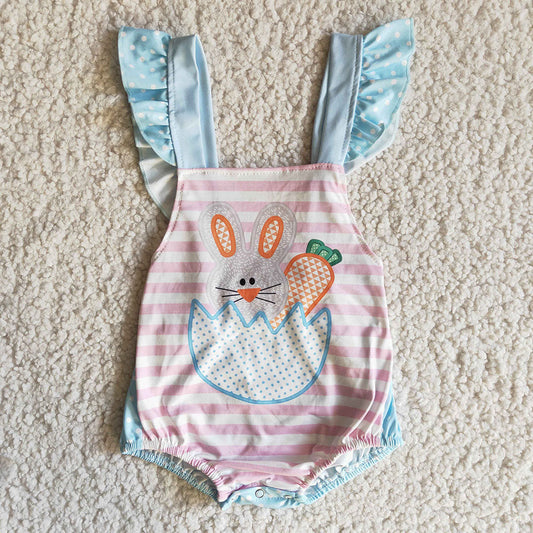 Baby girls Easter rabbit bunny rompers