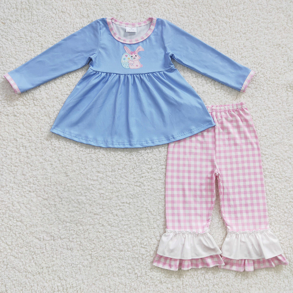 Baby Girls Easter Rabbit Pants Clothes Sets