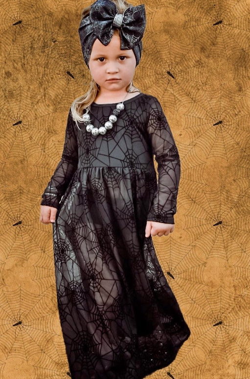 Baby girls Halloween black color 3pcs sets