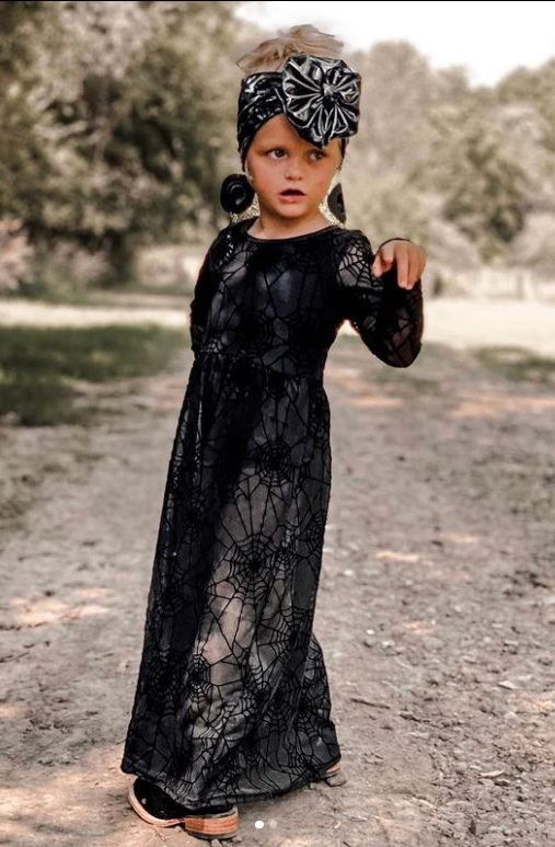 Baby girls Halloween black color 3pcs sets