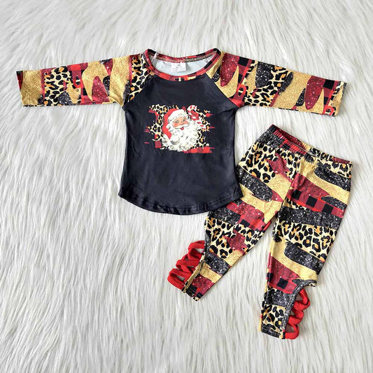 Santa cross pants sets