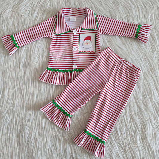 Girls santa Pajamas