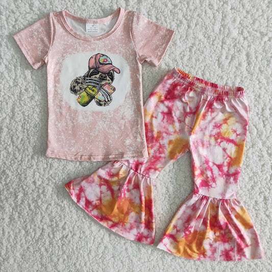 Pink phone tie dye set