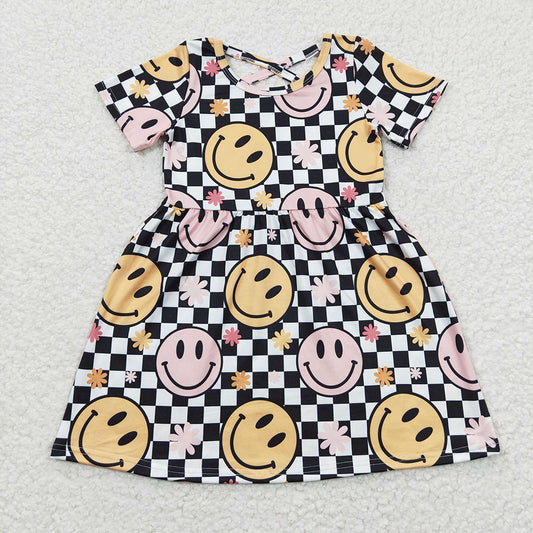 Baby Girls Smile Knee Length Dresses