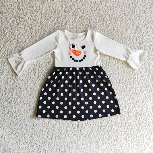 Baby Girls Christmas snowman dresses