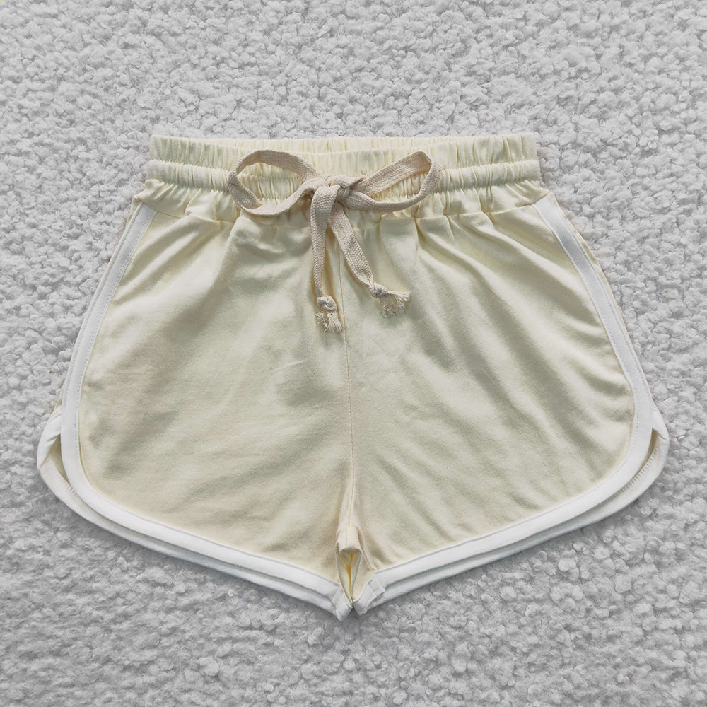 Baby Girls Ivory Summer Sports Design Shorts