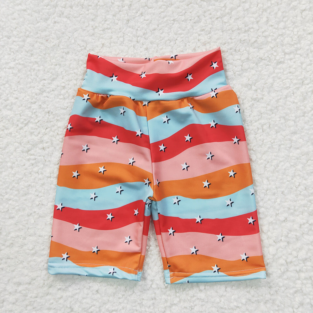 Baby Kids Girls Biking Star Summer Shorts