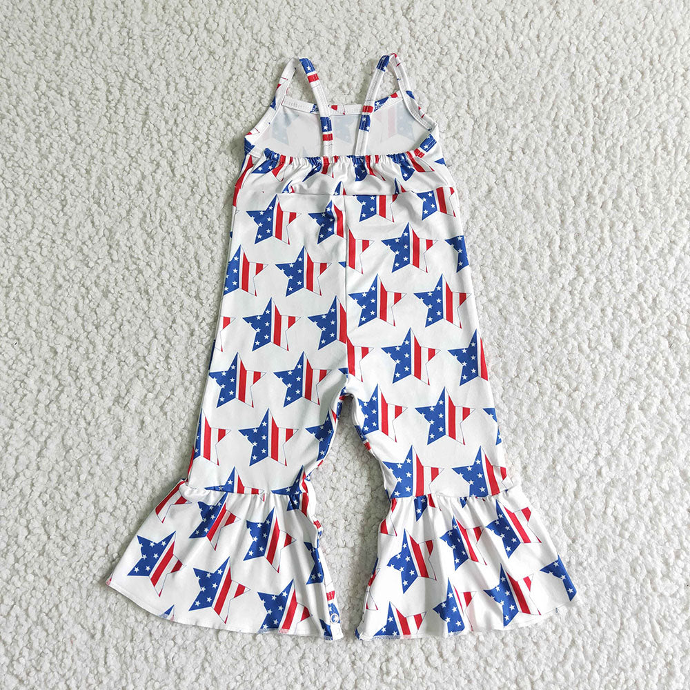 Baby girls 4th of July Jumpsuits 2