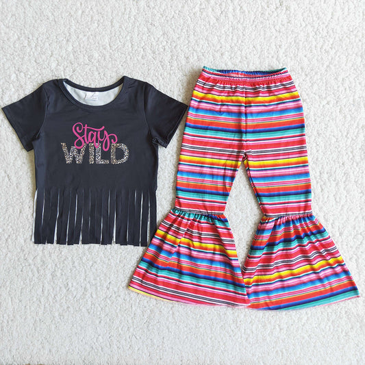 Stay wild tassel set