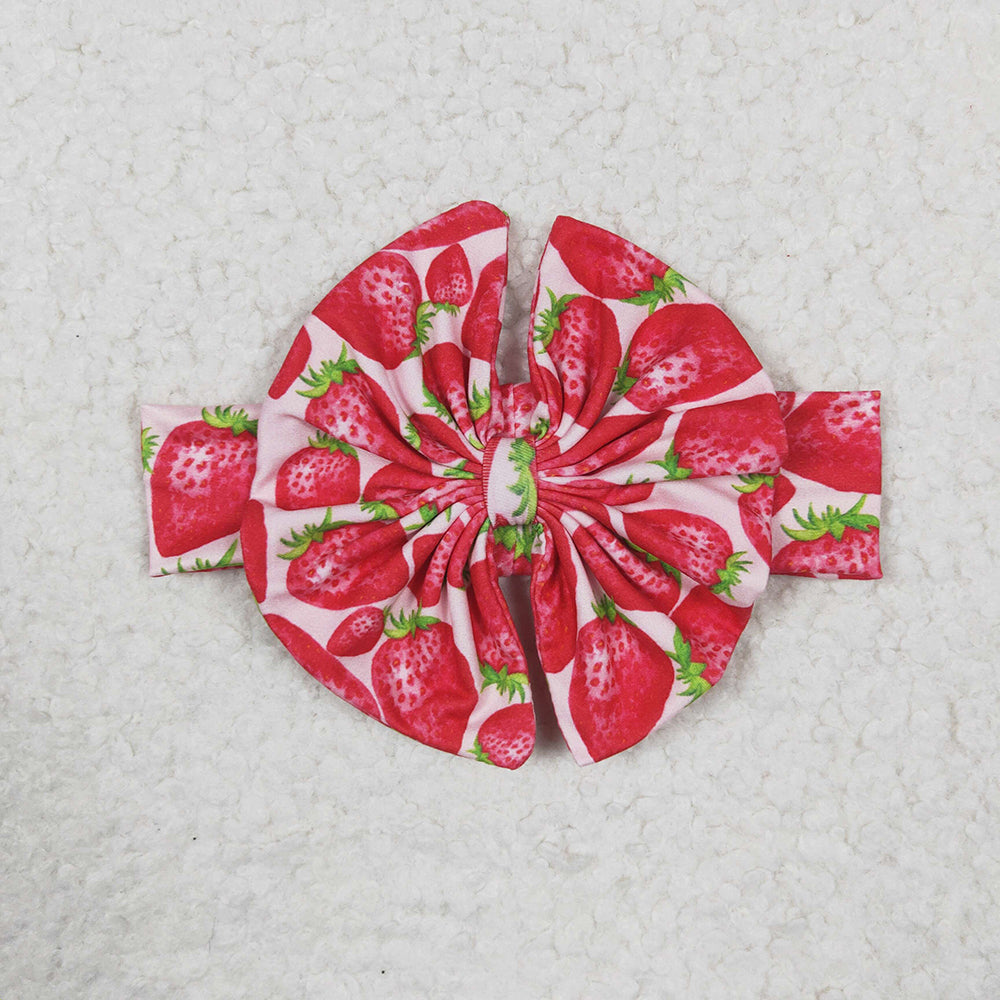 Baby Kids Girls Strawberry Summer Bummie Sets