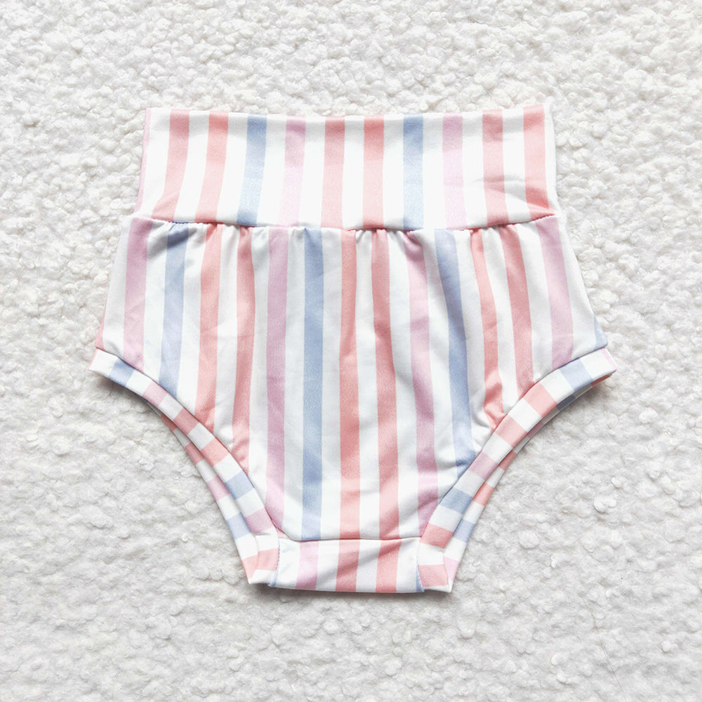 Baby Girls Stripe Summer Bummies Bottoms