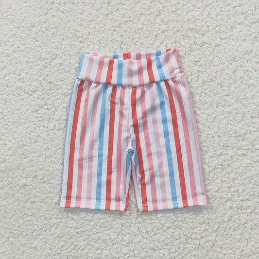 Baby Kids Girls Biking Stripe Colorful Summer Shorts