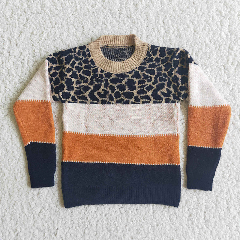 Brown Stripe Sweater