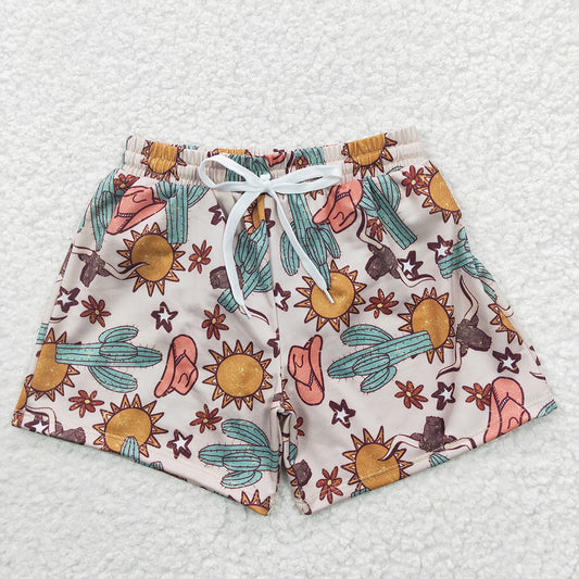 Baby Boys Cactus Western Trunks Swimsuits