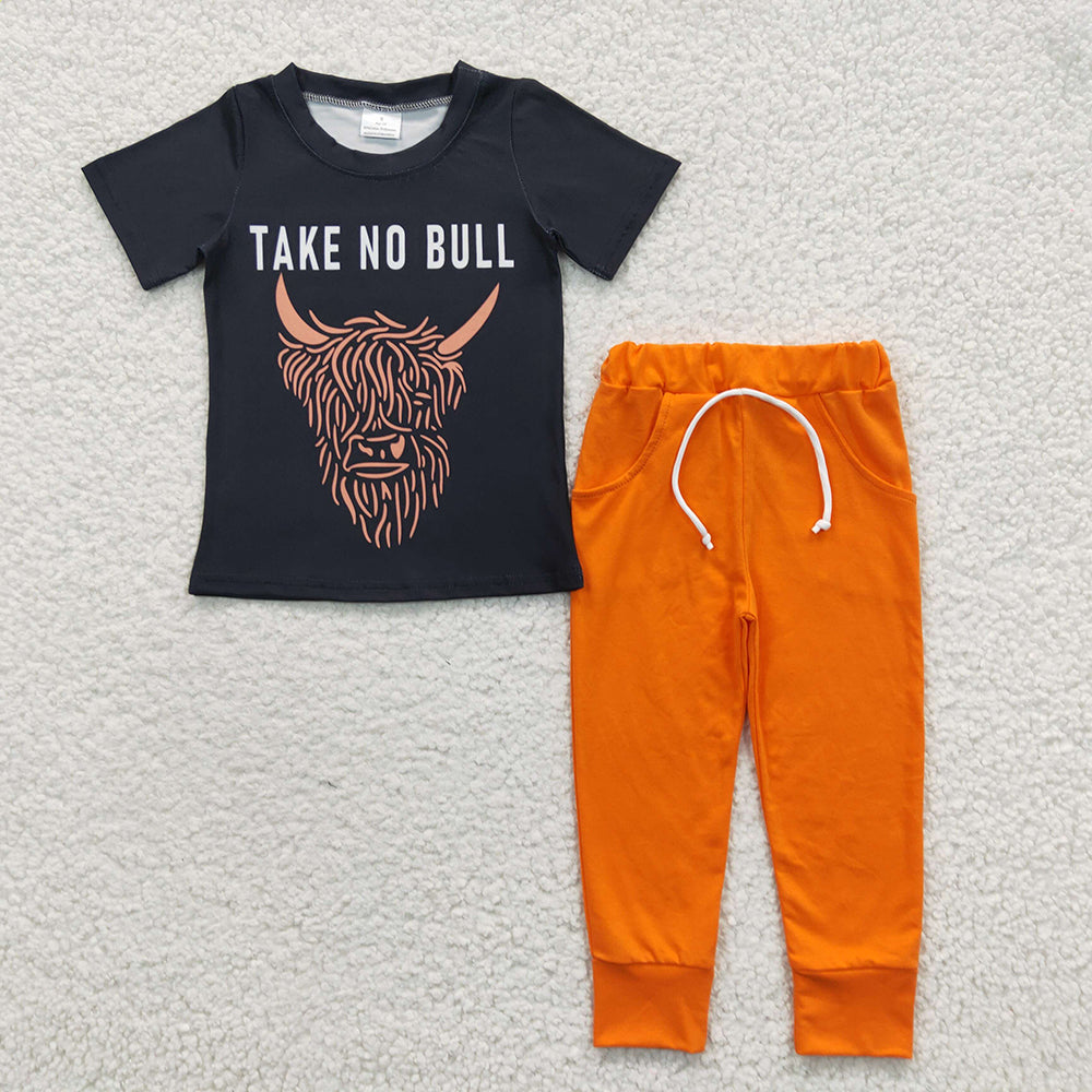 Baby Boys Take No Bull Western Pants Outfits Clothes Sets