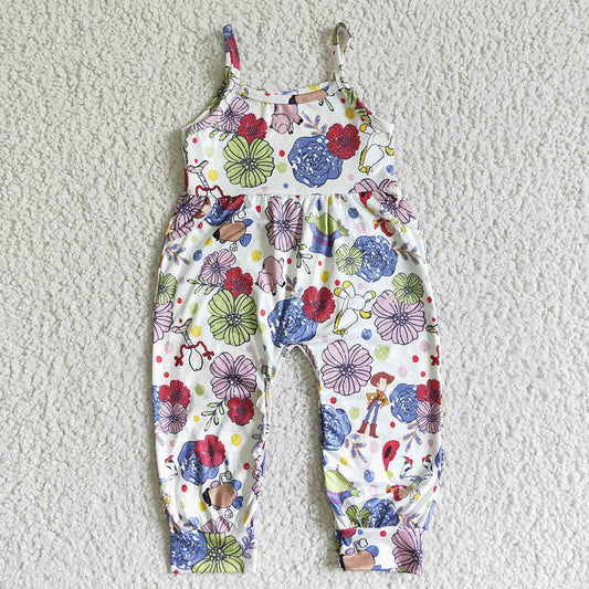 Baby girls toy flower jumpsuits rompers